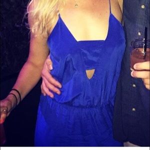 Cobalt blue dress